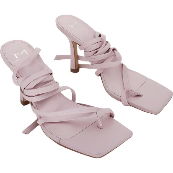 Marc Fisher Dominic Ankle Strap Sandal Medium Pink Size 6.5 - Picture 4 of 6